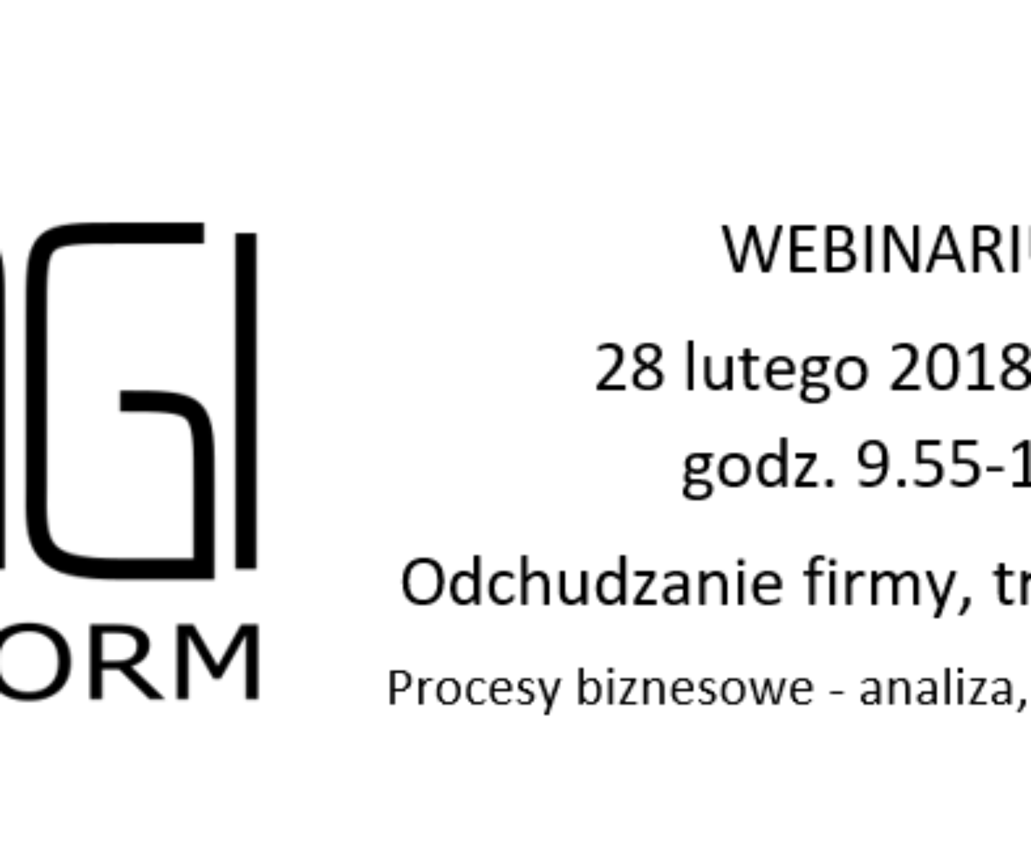 ENGI.PLatform. Odchudzanie procesów biznesowych. Webinarium